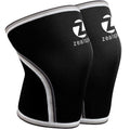 ZEALSPOT Knee Sleeves(1 Pair) Compression & Support for Weightlifting WOD Squats Gym Powerlifting & Crossfit-7mm Neoprene Knee Brace-Both Women & MenBlackXL