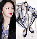 Nautical Bandana Scarf - Stylish Silk Square Scarf (Single)