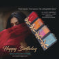 “The Birthday Scarf Collection — Wrapped in Love.”